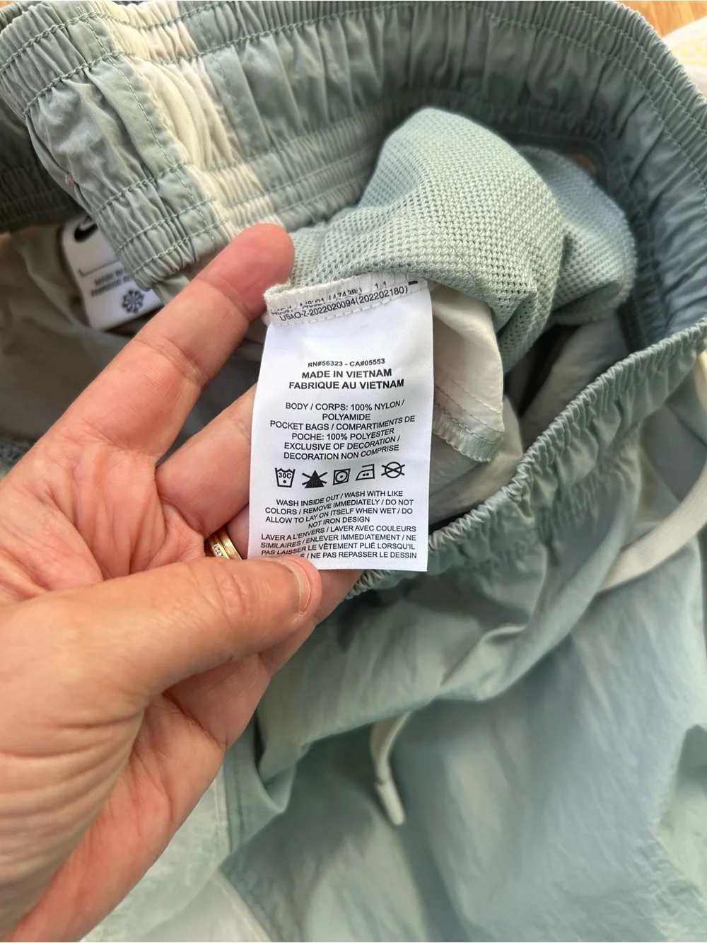 Nike Sportswear Woven Skirt Light Blue Grey‎ FN3833-013 Womens Size Large L